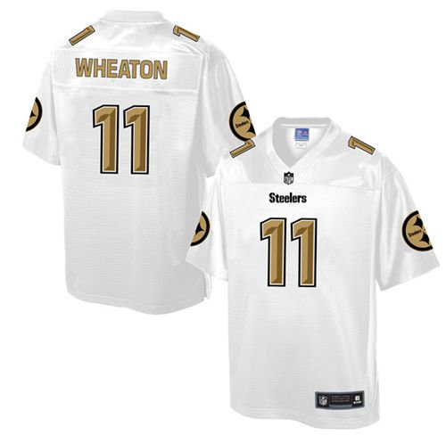 Nike Pittsburgh Steelers 11 Markus Wheaton White NFL Pro Line Fashion Game Jersey