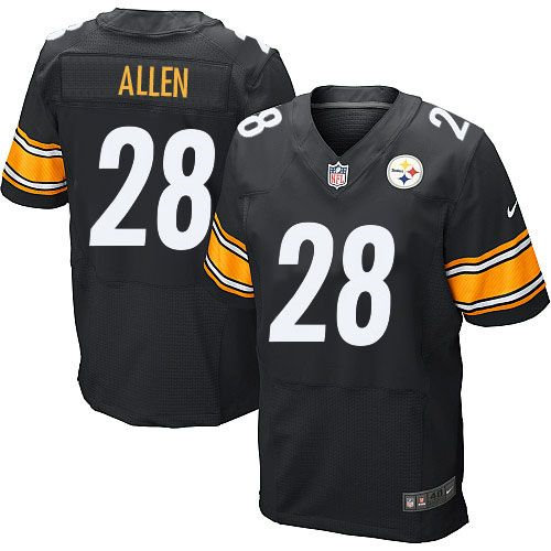 Nike Pittsburgh Steelers 28 Cortez Allen Black Team Color NFL Elite Jersey