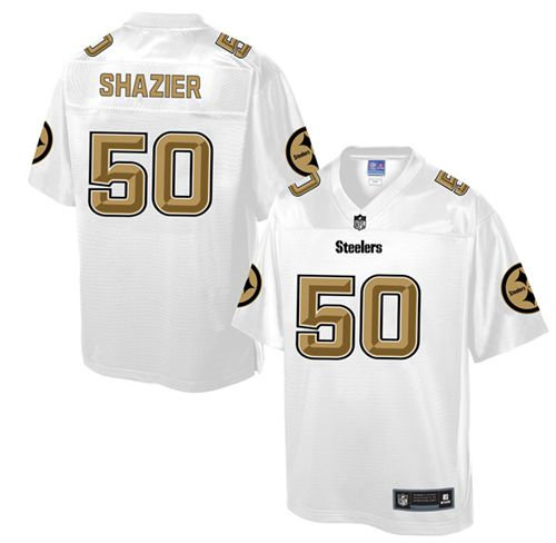 Nike Pittsburgh Steelers 50 Ryan Shazier White NFL Pro Line Fashion Game Jersey
