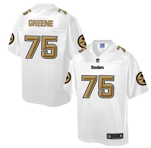 Nike Pittsburgh Steelers 75 Joe Greene White NFL Pro Line Fashion Game Jersey