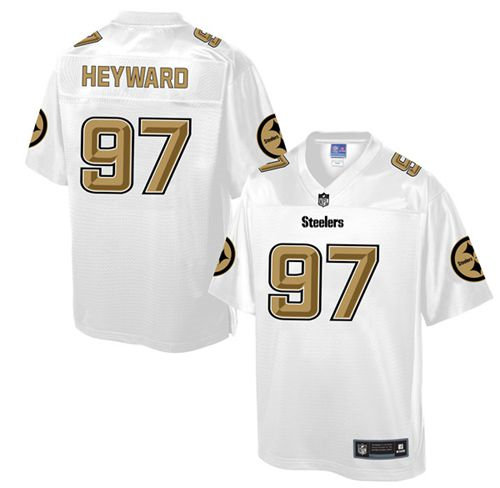 Nike Pittsburgh Steelers 97 Cameron Heyward White NFL Pro Line Fashion Game Jersey