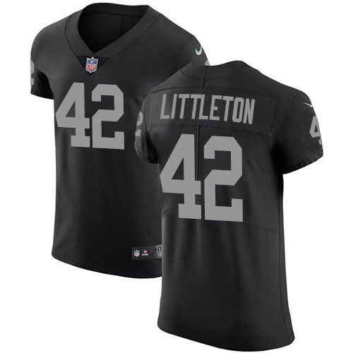 Nike Raiders #42 Cory Littleton Black Team Color Men's Stitched NFL Vapor Untouchable Elite Jersey