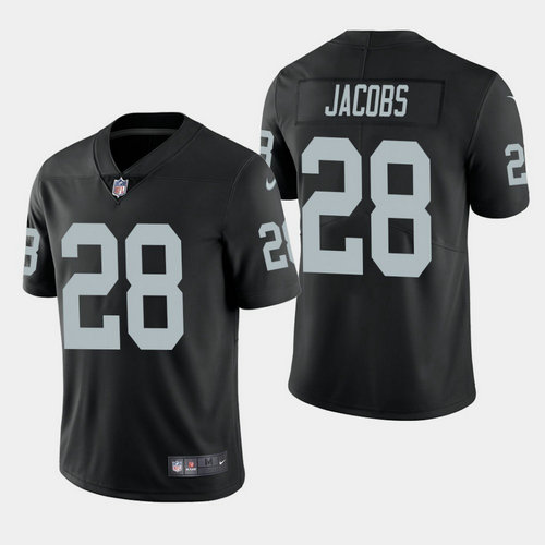 Nike Raiders 28 Josh Jacobs Black 2019 NFL Draft First Round Pick Vapor Untouchable Limited Jersey