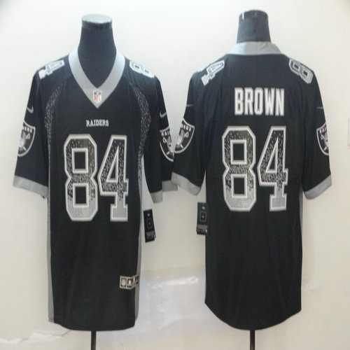 Nike Raiders 84 Antonio Brown Black Drift Fashion Limited Jersey