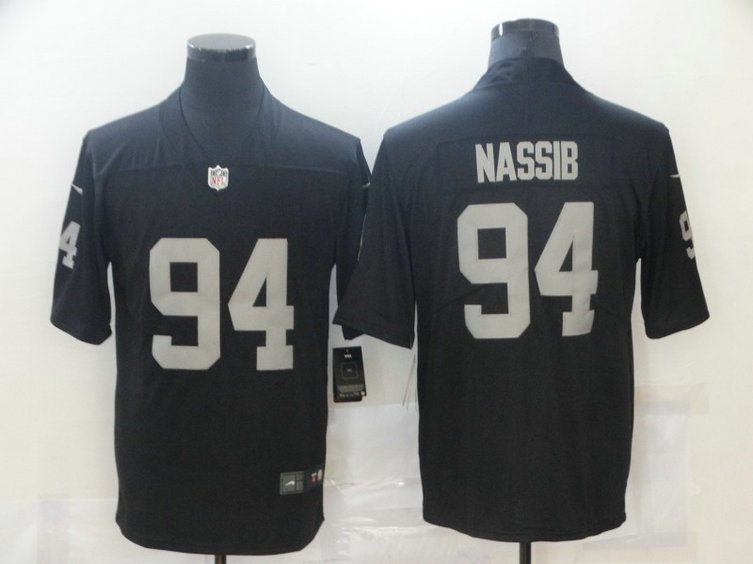 Nike Raiders 94 Carl Nassib Black Vapor Untouchable Limited Jersey