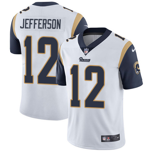 Nike Rams #12 Van Jefferson White Men's Stitched NFL Vapor Untouchable Limited Jersey