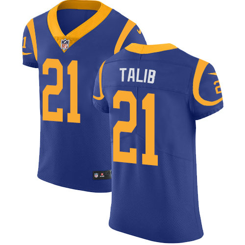 Nike Rams #21 Aqib Talib Royal Blue Alternate Men's Stitched NFL Vapor Untouchable Elite Jersey