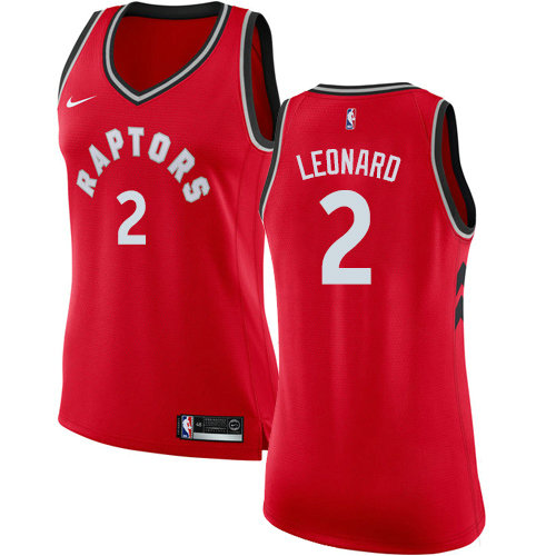 Nike Raptors #2 Kawhi Leonard Red Women's NBA Swingman Icon Edition Jersey