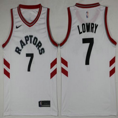 Nike Raptors #7 Kyle Lowry White Youth NBA Swingman Association Edition Jersey
