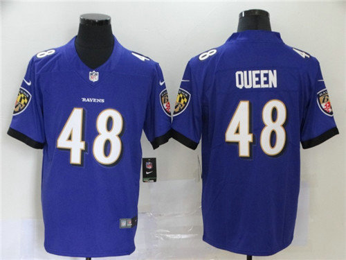 Nike Ravens 48 Patrick Queen Purple 2020 NFL Draft First Round Pick Vapor Untouchable Limited Jersey