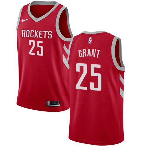 Nike Rockets #25 Jerian Grant Red NBA Swingman Icon Edition Jersey