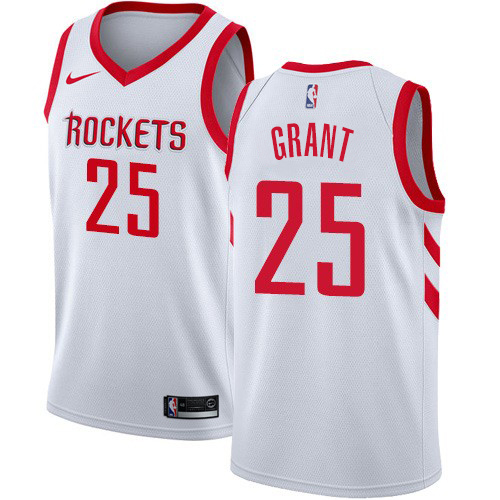 Nike Rockets #25 Jerian Grant White NBA Swingman Association Edition Jersey