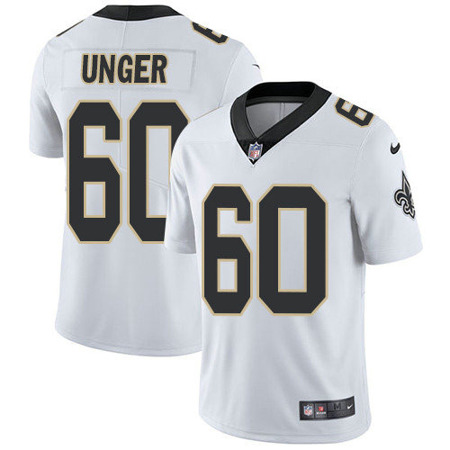 Nike Saints #60 Max Unger White Youth Stitched NFL Vapor Untouchable Limited Jersey