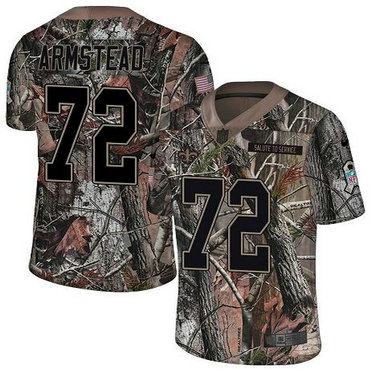 Nike Saints #72 Terron Armstead Camo Youth Stitched NFL Limited Rush Realtree Jersey