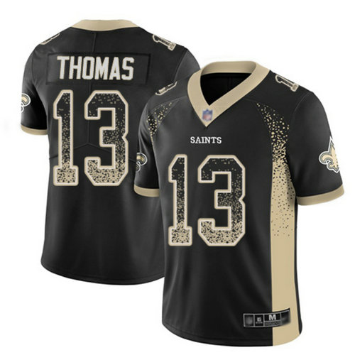 Nike Saints 13 Michael Thomas Black Drift Fashion Limited Jersey