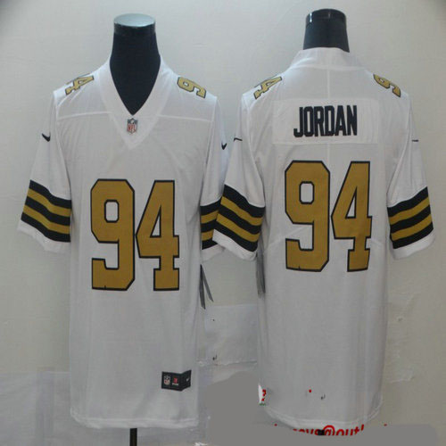 Nike Saints 94 Cameron Jordan White Color Rush Limited Jersey