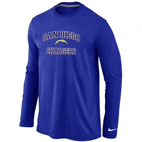 Nike San Diego Charger Heart & Soul Long Sleeve T-Shirt Blue