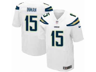 Nike San Diego Chargers #15 Dontrelle Inman Elite White NFL Jersey
