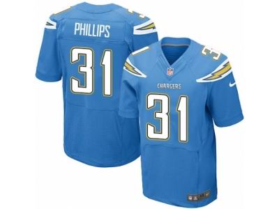 Nike San Diego Chargers #31 Adrian Phillips Elite Electric Blue Jersey