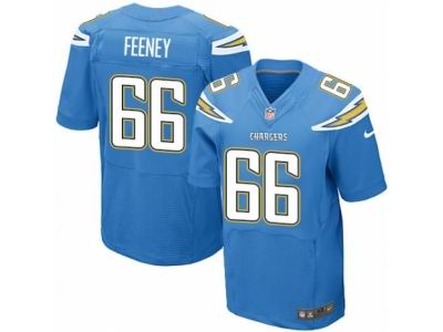 Nike San Diego Chargers #66 Dan Feeney Elite Electric Blue Jersey