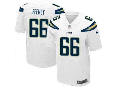 Nike San Diego Chargers #66 Dan Feeney Elite White NFL Jersey