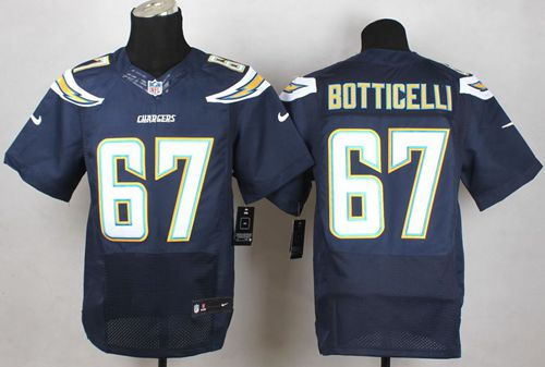 Nike San Diego Chargers 67 Cameron Botticelli Navy Blue Team Color NFL New Elite Jersey