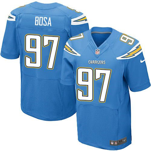 Nike San Diego Chargers 97 Joey Bosa Electric Blue Alternate NFL New Elite Jersey