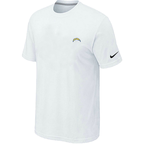 Nike San Diego Chargers Chest embroidered logo T-Shirt white