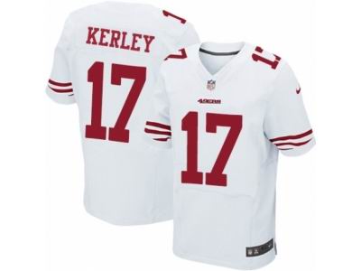 Nike San Francisco 49ers #17 Jeremy Kerley Elite White NFL Jersey