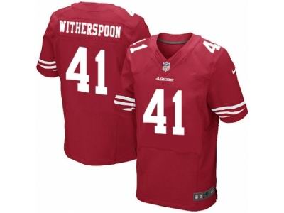 Nike San Francisco 49ers #41 Ahkello Witherspoon Elite Red Jersey
