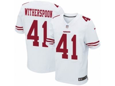 Nike San Francisco 49ers #41 Ahkello Witherspoon Elite White NFL Jersey
