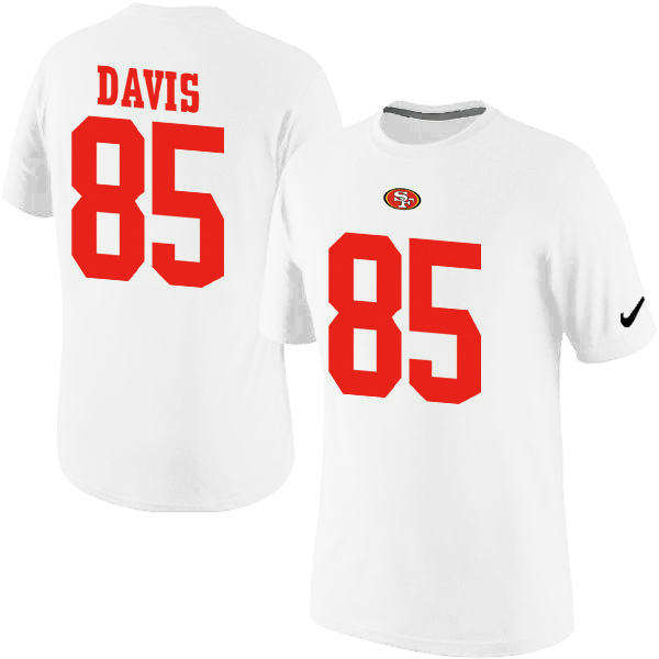 Nike San Francisco 49ers Vernon Davis Pride Name & Number T-Shirt White
