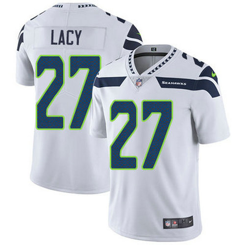 Nike Seahawks #27 Eddie Lacy White Youth Stitched NFL Vapor Untouchable Limited Jersey