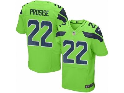 Nike Seattle Seahawks #22 C. J. Prosise Elite Green Rush NFL Jersey
