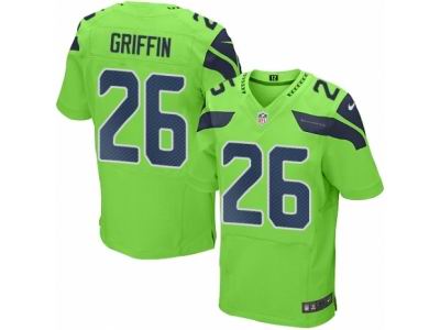 Nike Seattle Seahawks #26 Shaquill Griffin Elite Green Rush NFL Jersey