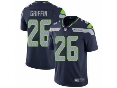 Nike Seattle Seahawks #26 Shaquill Griffin Vapor Untouchable Limited Steel Blue Jersey