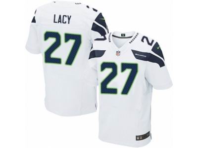 Nike Seattle Seahawks #27 Eddie Lacy Elite White NFL Jersey