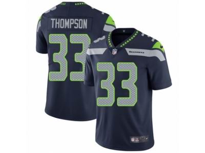 Nike Seattle Seahawks #33 Tedric Thompson Vapor Untouchable Limited Steel Blue Jersey