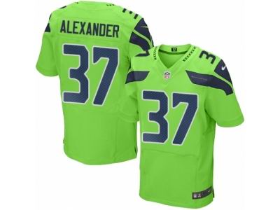 Nike Seattle Seahawks #37 Shaun Alexander Elite Green Rush NFL Jersey