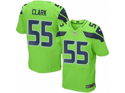 Nike Seattle Seahawks #55 Frank Clark Elite Green Rush NFL Jersey