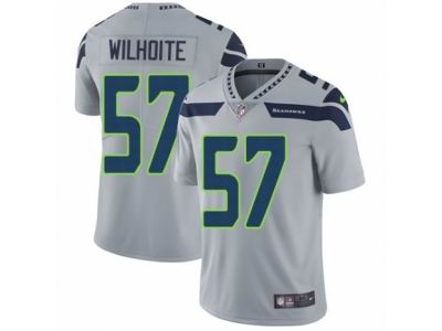 Nike Seattle Seahawks #57 Michael Wilhoite Vapor Untouchable Limited Grey Jersey