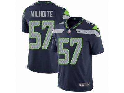 Nike Seattle Seahawks #57 Michael Wilhoite Vapor Untouchable Limited Steel Blue Jersey