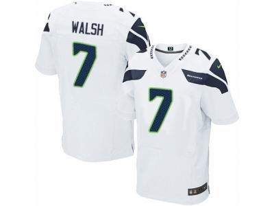 Nike Seattle Seahawks #7 Blair Walsh Elite White NFL Jersey