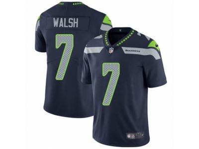 Nike Seattle Seahawks #7 Blair Walsh Steel Blue Vapor Untouchable Limited Player NFL Jersey