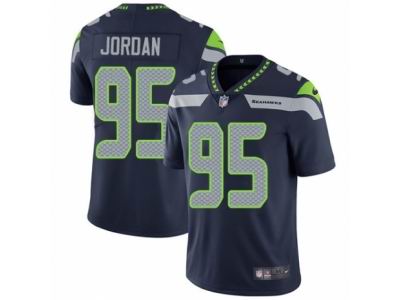 Nike Seattle Seahawks #95 Dion Jordan Vapor Untouchable Limited Steel Blue Jersey
