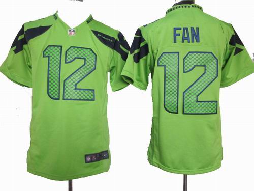 Nike Seattle Seahawks 12th Fan green Game Jersey