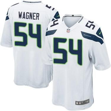 Nike Seattle Seahawks 54 Bobby Wagner White NFL Game Jersey