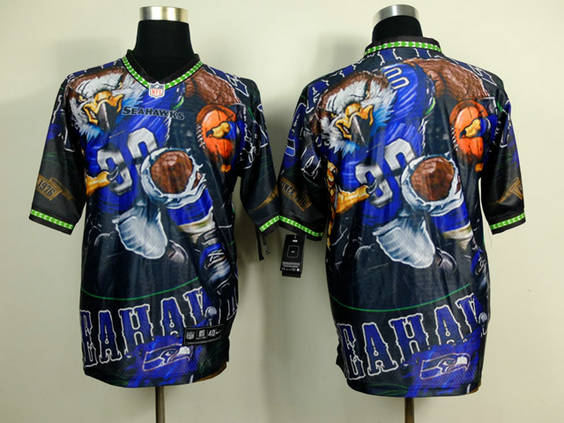 Nike Seattle Seahawks BLANK Men Fanatical Version NFL Jerseys