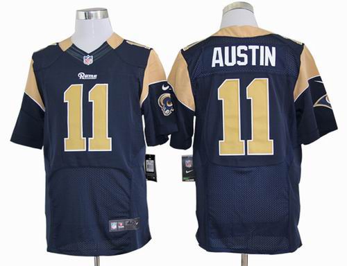 Nike St. Louis Rams 11# Tavon Austin blue elite Jersey