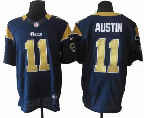 Nike St. Louis Rams 11# Tavon Austin blue elite Team Color Jersey